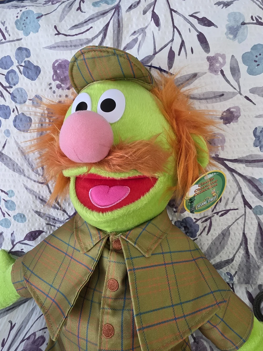 SHERLOCK HEMLOCK Sesame Street Place Plush NWT SeaWorld Exclusive